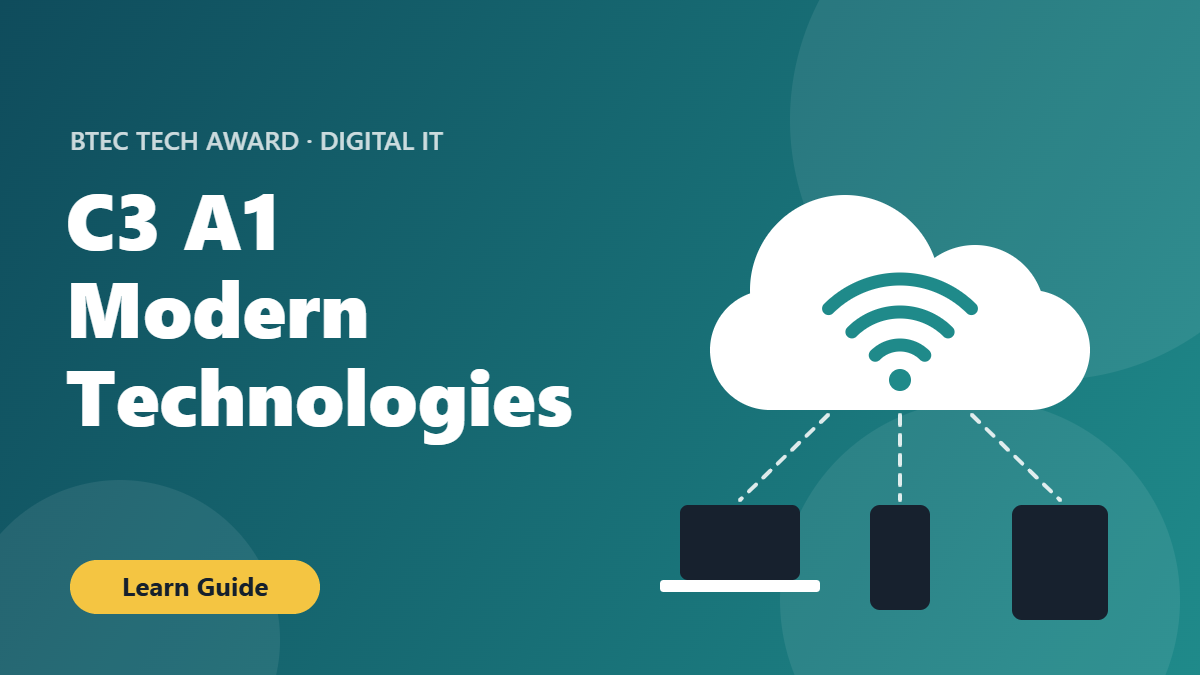 C3 A1 Modern Technologies – Learn Guide